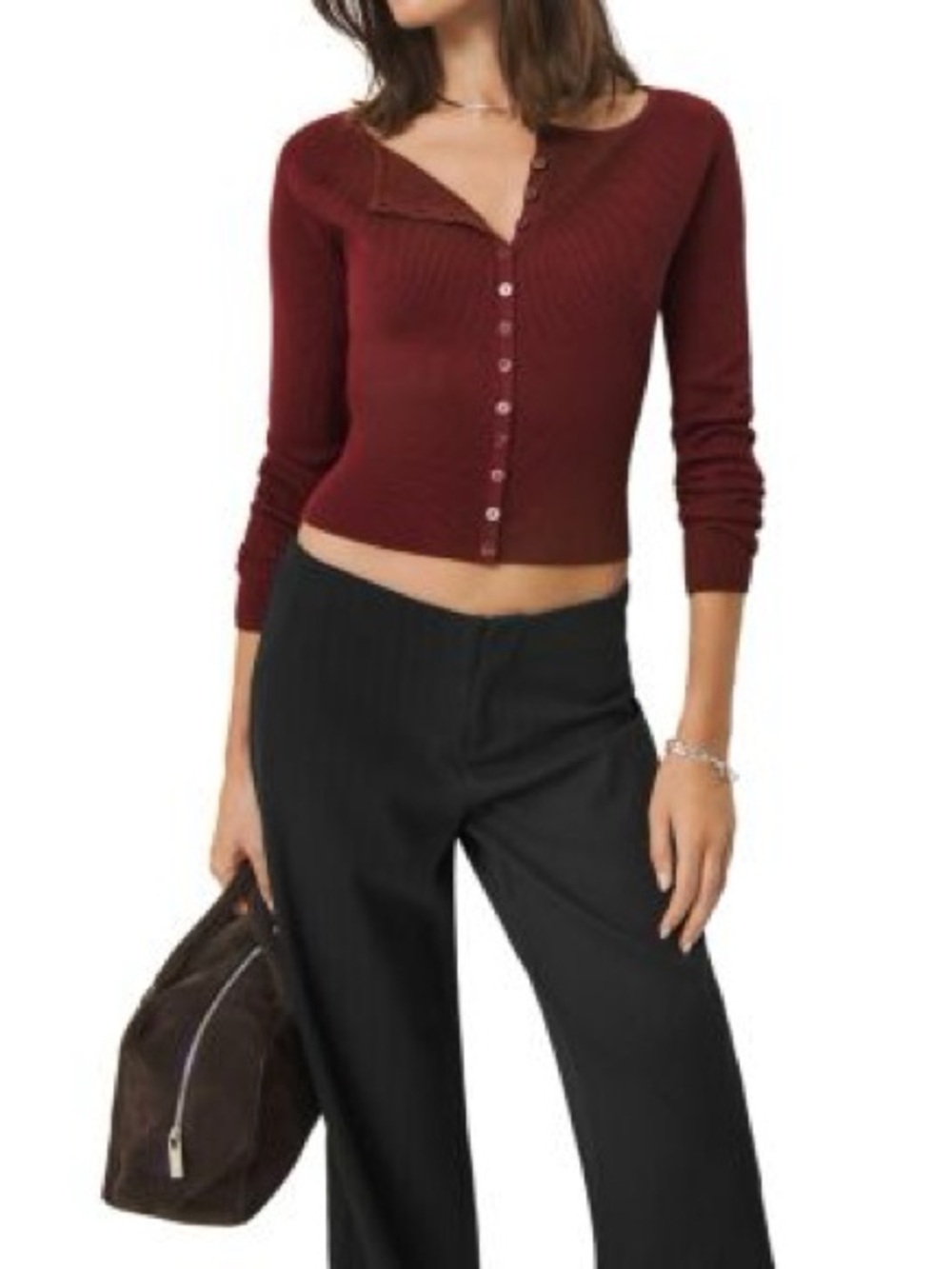 Reformation Meadow Wool Cardigan S